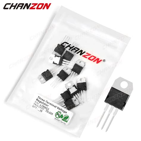 10Pcs L7806CV TO 220 Three Terminal Voltage Regulator Transistor ...