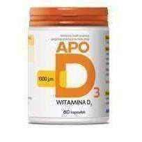 ApoD3 1000j.mx 60 capsules, cholecalciferol deficiency, Vitamin D UK