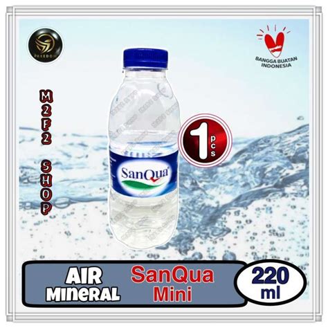 Jual Air Mineral Sanqua Baby Mini Botol Plastik Pet 220 Ml Kemasan