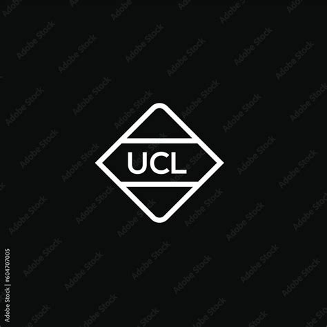 ucl letter design  logo  iconucl monogram logovector