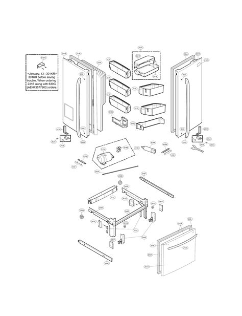 Kenmore Refrigerator Parts Diagram Kenmore Refrigera