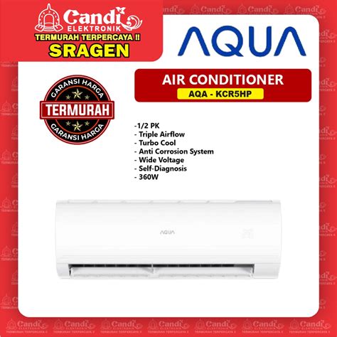 Jual AQUA AC 1 2 PK AQA KCR5AHP Shopee Indonesia