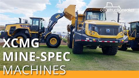 XCMG rolls out mine-spec machines - YouTube