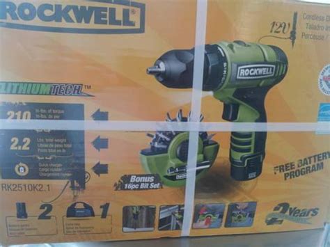 Brand New Rockwell 3 In 1 Cordless Hammer Drill For Sale In