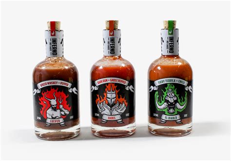 Inferno Hot Sauce Packaging Assignment On Behance