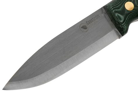 Casström No 10 Swedish Forest Knife Green Micarta K720 Scandi Grind