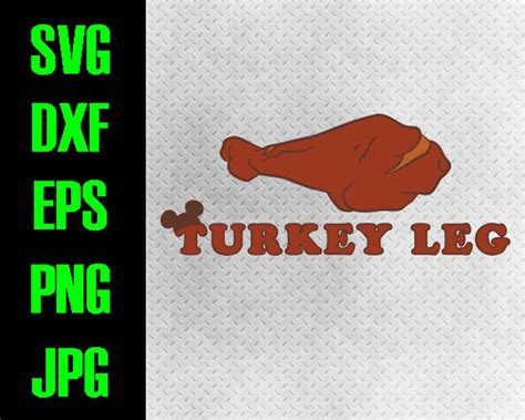 Disney Turkey Leg Svg Dxf Eps Png  Cutting Files Etsy