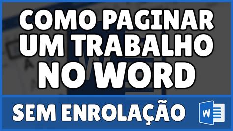 Como Fazer Um Trabalho No Word - 7