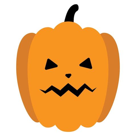 Premium Vector | Happy halloween's cute scary pumpkin