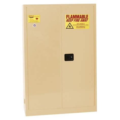 Eagle 45-Gallon Two-Door Self-Closing OSHA Flammable Safety Cabinet (DEPOT-PALLET / CONUS) (EAG-1947-DEPOT-PALLET-CONUS)