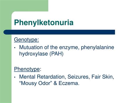 Ppt Phenylketonuria Powerpoint Presentation Free Download Id5738642