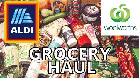 165 Aldi Woolworths Weekly Grocery Haul Australia Healthy Grocery Haul 🛒 Youtube