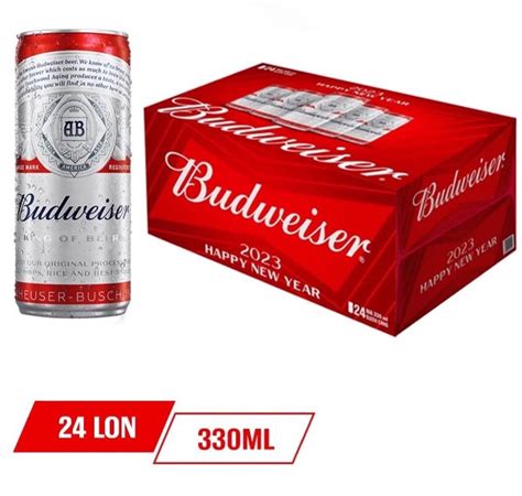 Bia Budweiser 5 Mỹ Thùng 24 Lon 330ml Liên Doanh Mega Dunk Đồ