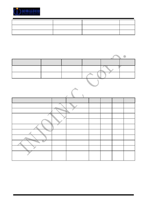 IP2721 datasheet(4/7 Pages) INJOINIC | TYPEC/PD2.0/PD3.0 Physical Layer ...