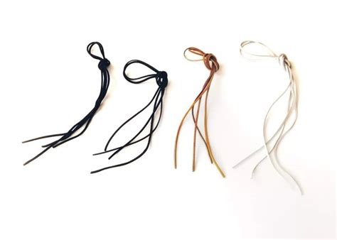 Agujetas De Cuero Planas Para Zapatos Y Botas