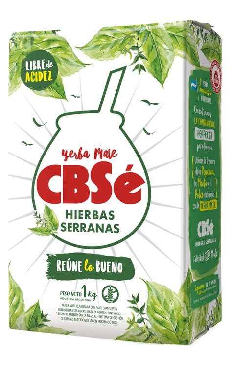 Cbs Yerba Mate Hierbas Serranas Libre De Acidez X Gr Distribuidor Mm