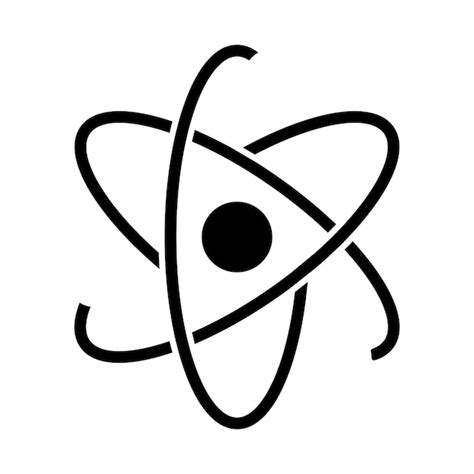 premium vector atom icon vector