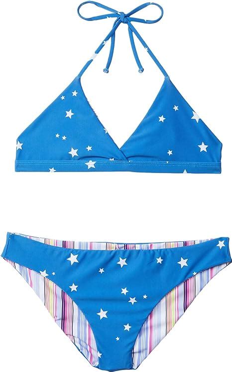 Splendid Bikini para niña Azul Patchwork 14 Amazon mx Ropa Zapatos y Accesorios