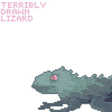 pixilart terribly drawn lizard challenge  manillabean
