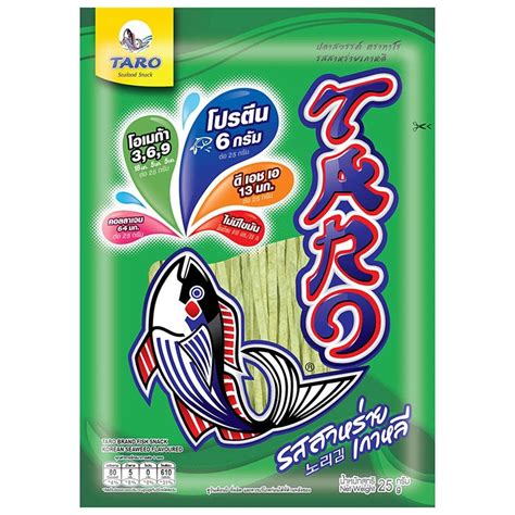 Таро Корейские водоросли 25г / Taro Korean Seaweed 25g — Товары из Таиланда
