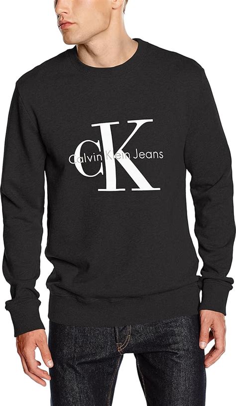 Calvin Klein Jeans Mens Crewneck Hwk Sweatshirt Uk Clothing