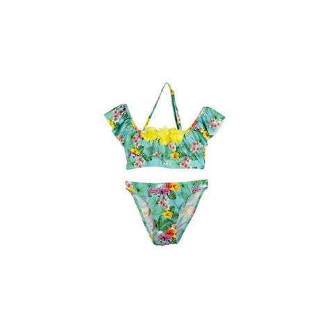 Παιδικό Εφηβικό Μαγιό TORTUE Κορίτσι Floral Bikini GLAMI gr