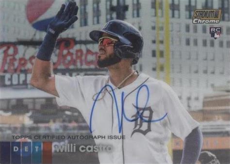 2020 Topps Stadium Club Chrome Chrome Autographs Willi Castro Uawc
