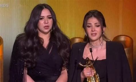 Donia Samir Ghanem Amy Samir Ghanem Melt Our Hearts At Joy Awards
