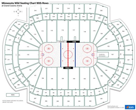 Grand Casino Arena Seating Guide: Information for Section 103 21
