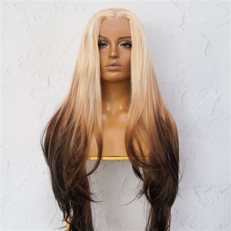 ROGUE Ombre Blonde Lace Front Wig BLONDE WIGS OMBRE BALAYAGE WIGS