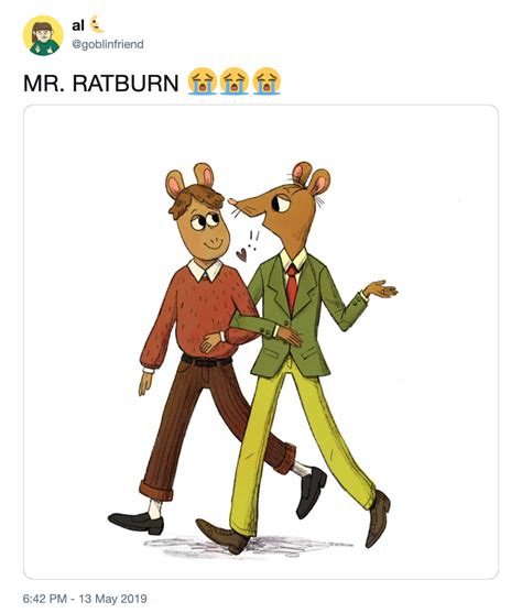 Fan Art Mr Ratburn Is Gay Know Your Meme
