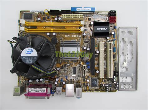 Asus P5GZ-MX REV 1.00G Motherboard + Intel Pentium D 3GHz CPU + HSF I/O ...