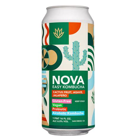 Nova Easy Kombucha Cactus Beer Delivery In Los Angeles