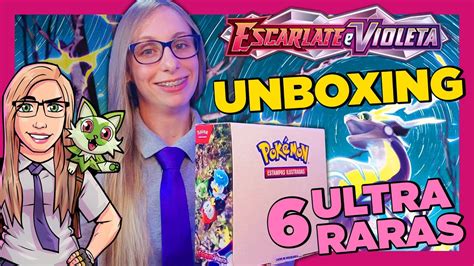 Abrindo Booster Box Escarlate E Violeta Pok Mon Tcg Youtube