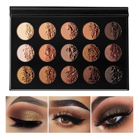 De Lanci Nude Eyeshadow Palette 35 Colors Matte Shimmer Glitter For Versatile Eye Looks