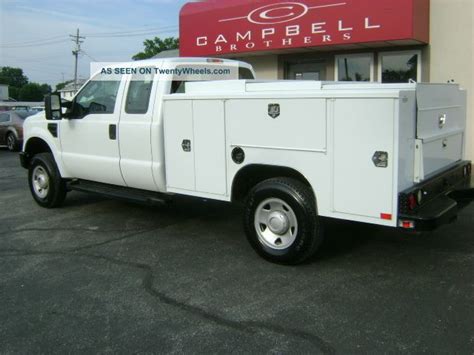 2008 Ford F 250 Duty 4x4 Enclosed Utilityservice Body