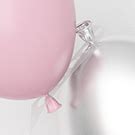 Amazon Pateeha Pink Balloon Arch Kit Ft White Pink Silver