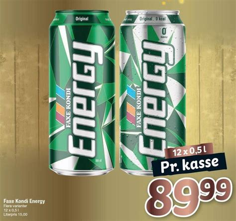 Faxe Kondi Energy Tilbud Hos Fakta Tyskland