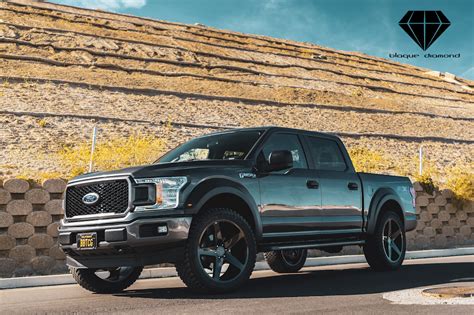 2018 Ford F 150 Sxt On Concave 24 Blaque Diamond Bd 15