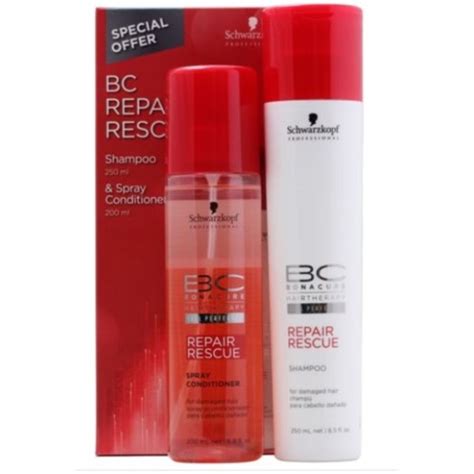 Schwarzkopf Bonacure Repair Rescue Bc Repair Rescue Shampoo And