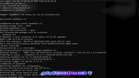 Cara Install Speedtest Cli Di Ubuntu 20 04 LTS YouTube