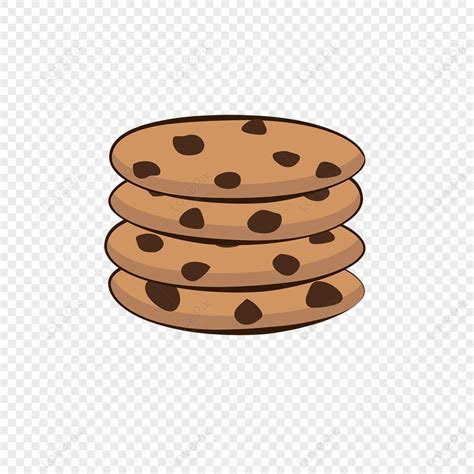 Cute Cartoon Stacked Chocolate Biscuit Cookie Clipartcookies Clip Art
