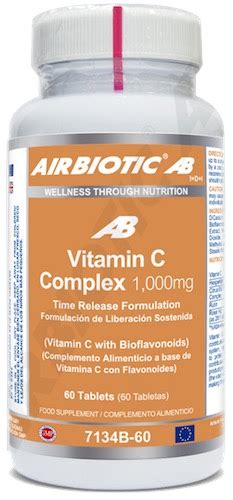 Airbiotic Vitamina C Mg Liberaci N Sostenida Comprimidos