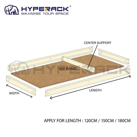 Hyperack Boltless Rack Home Store Warehouse Cm H X Cm D X