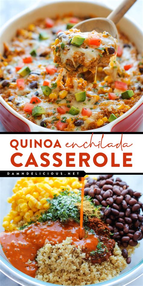 Quinoa Enchilada Casserole Recipe In 2024 Quinoa Recipes Easy