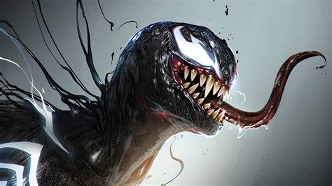 Download 4k Ultra Hd Venom Side Profile Wallpaper