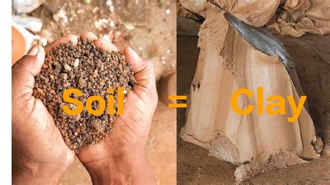 Clay From Soil How To Make Clay How To Make Clay From Dirt Youtube