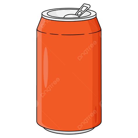 Soda Can Vector Hd Images Orange Soda Can Orange Can Can Orange