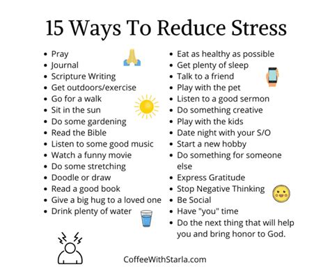 15 Ways To Reduce Stress Today