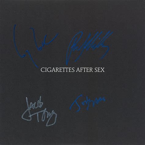 Autographed Cigarettes After Sex Vinyl Record Signed
